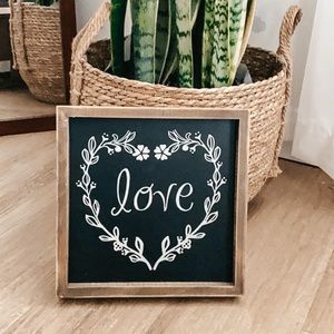 hobby lobby | rustic wooden love sign
